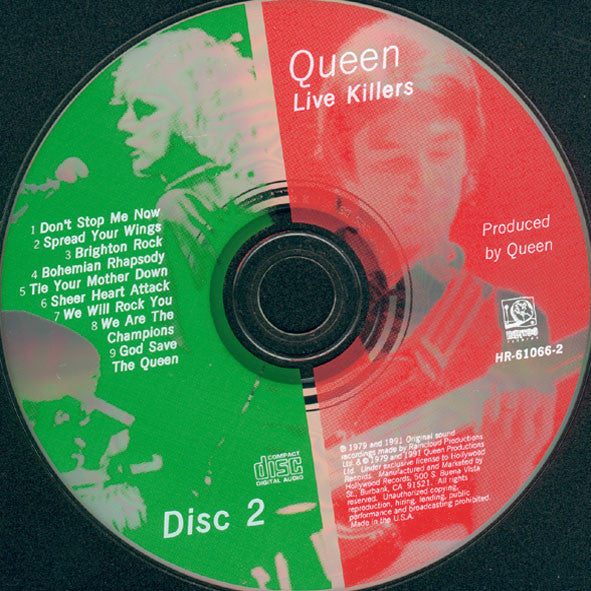 Live Killers (2xCD) | Near Mint (NM) Near Mint- (NM-) Get Cheap Vinyl