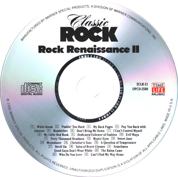 Classic Rock - Rock Renaissance II *CD* | Near Mint (NM) Near Mint (NM) Get Cheap Vinyl
