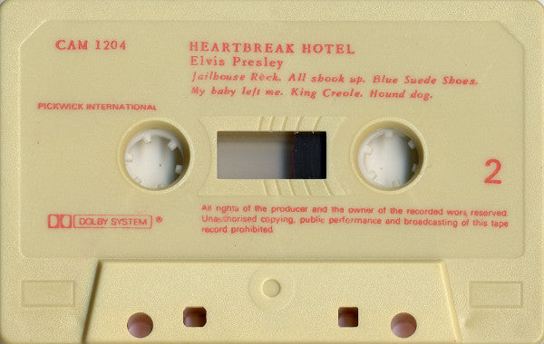 Heartbreak Hotel *CASSETTE* | Near Mint (NM) Excellent (EX) Get Cheap Vinyl