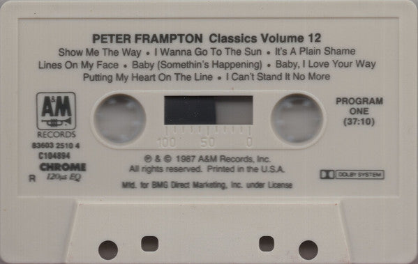 Classics Volume 12 *CASSETTE* | Near Mint (NM) Near Mint (NM) Get Cheap Vinyl