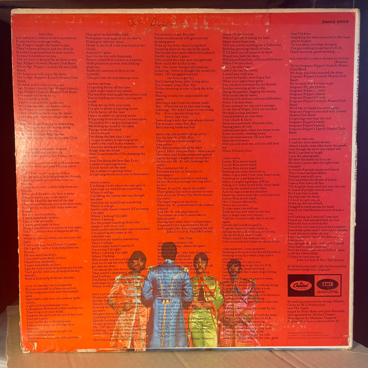 Sgt. Pepper's Lonely Hearts Club Band (VINYL) | Very Good Plus (VG+) Very Good Plus (VG+) Get Cheap Vinyl