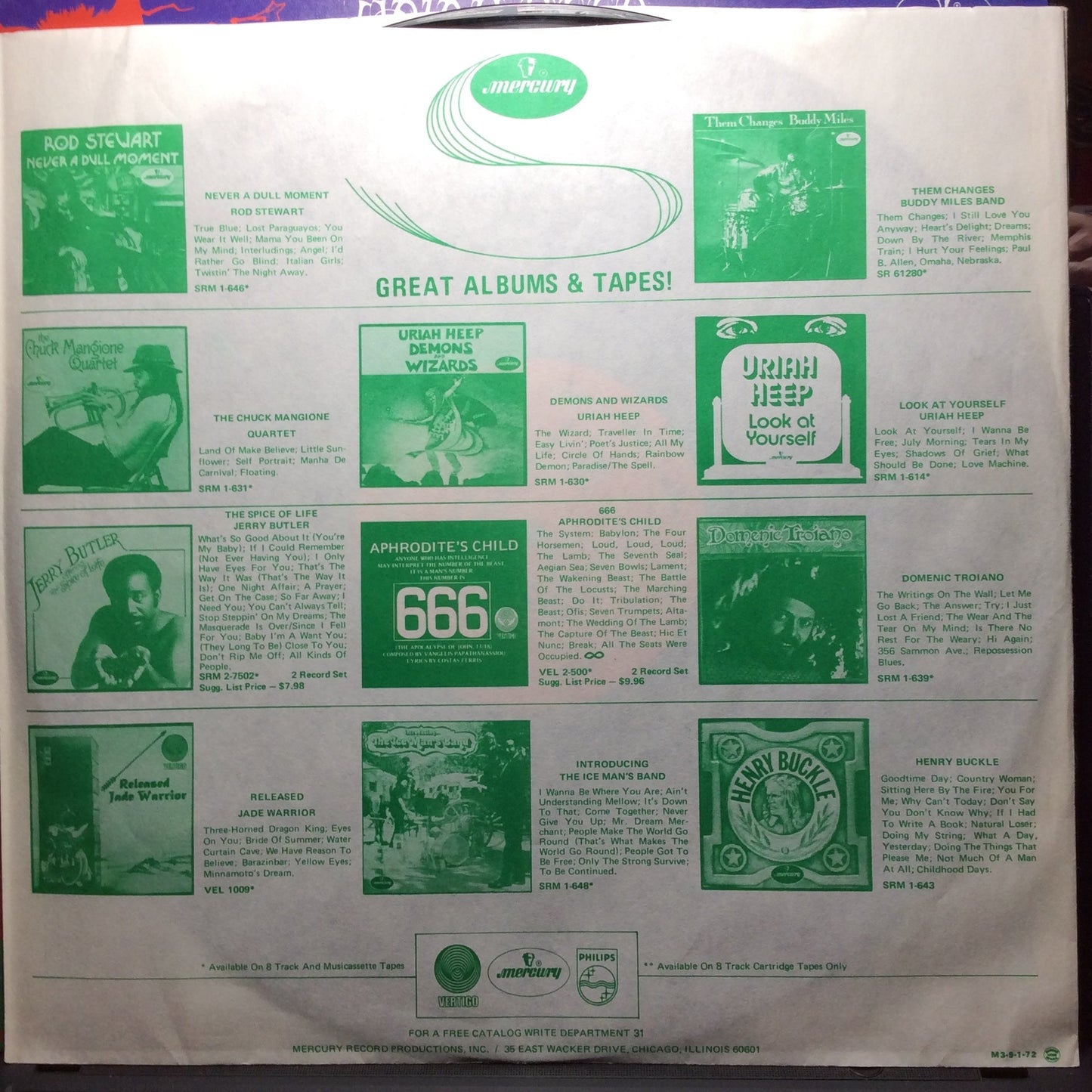 The Magician's Birthday (VINYL) | Very Good Plus Plus (VG++) Very Good Plus (VG+) Get Cheap Vinyl