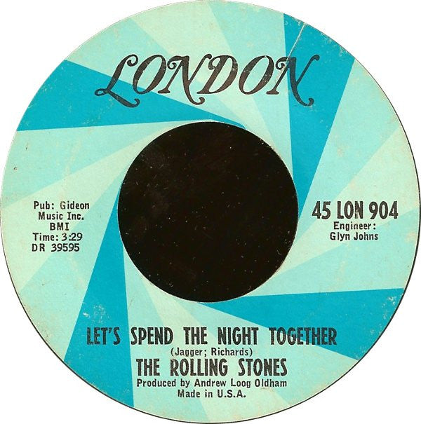 Let's Spend The Night Together / Ruby Tuesday (7" VINYL) | Very Good Plus (VG+) Very Good Plus (VG+) Get Cheap Vinyl