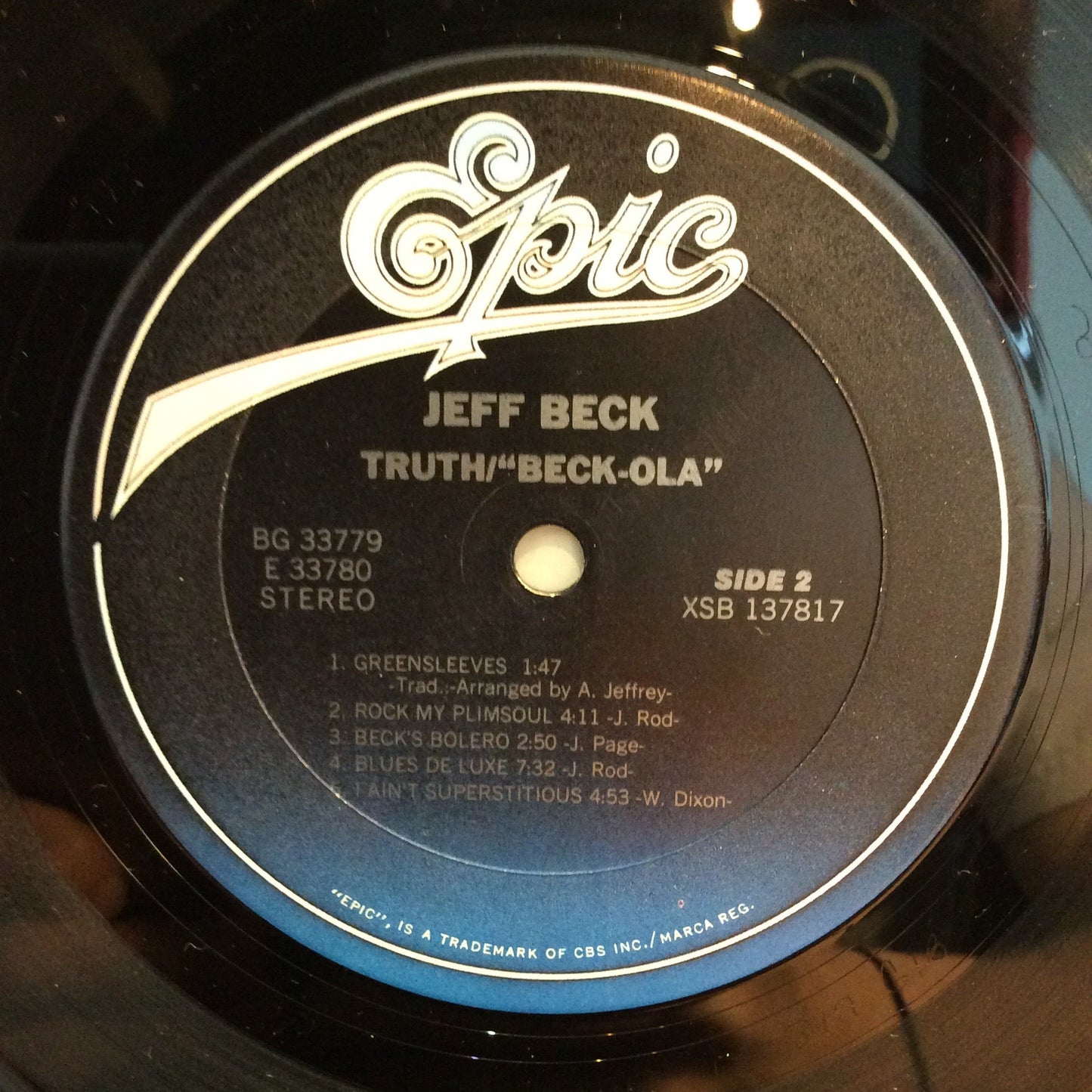 Truth/Beck-Ola (2xVINYL) | Very Good Plus Plus (VG++) Very Good Plus (VG+) Get Cheap Vinyl