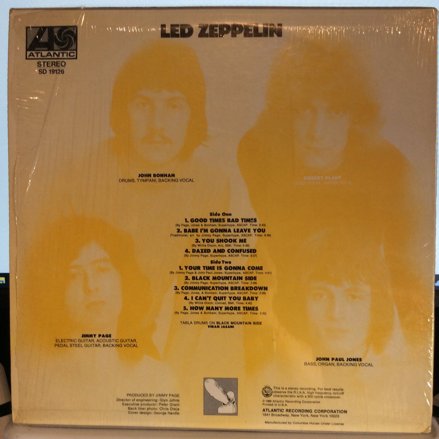 Led Zeppelin (VINYL) | Very Good Plus (VG+) Excellent (EX) Get Cheap Vinyl