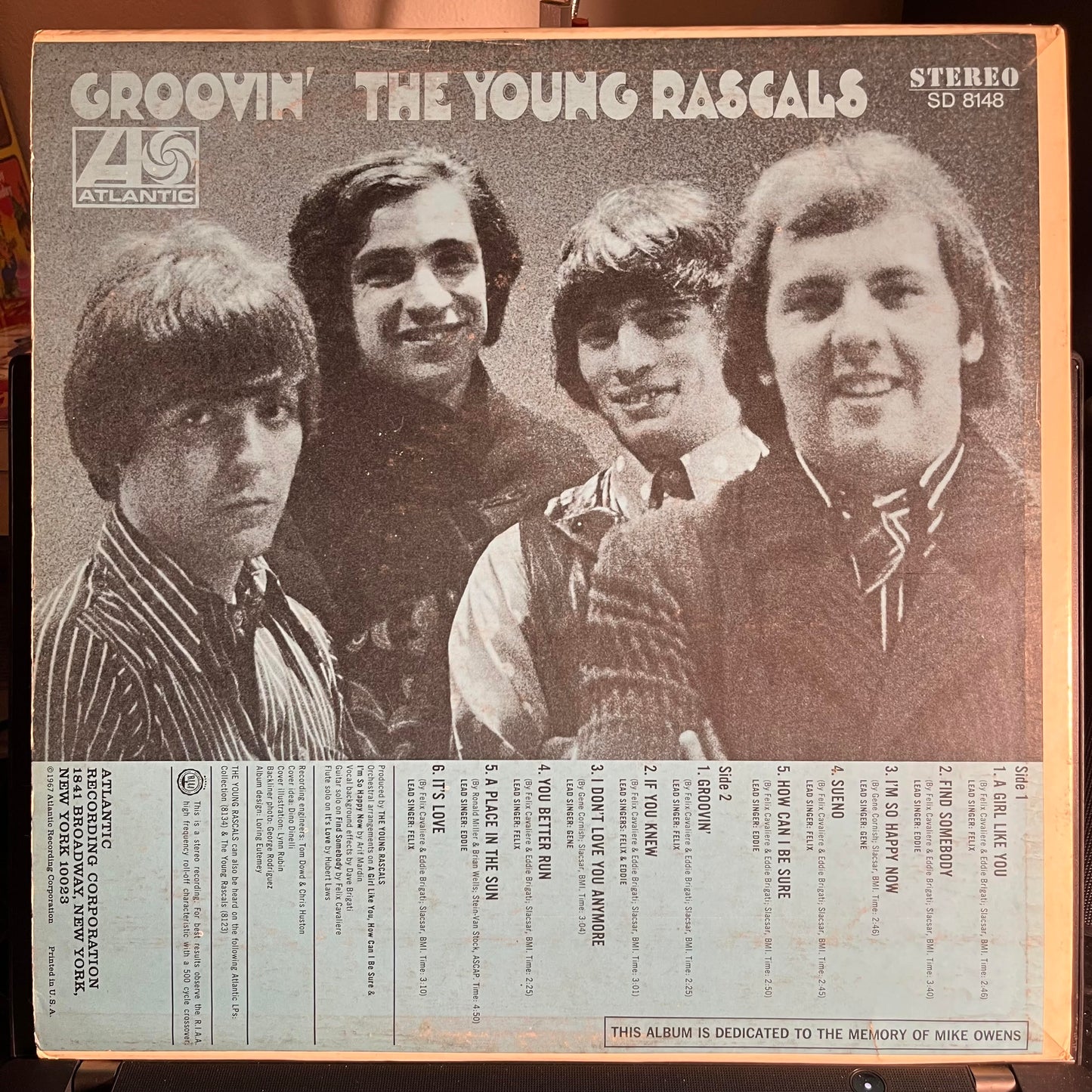 Groovin' *TERRE HAUTE* | Very Good Plus (VG+) Very Good Plus (VG+) Get Cheap Vinyl