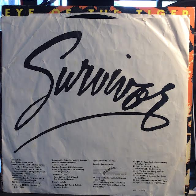 Eye Of The Tiger (VINYL) | Very Good Plus (VG+) Excellent+ (EX+) Get Cheap Vinyl