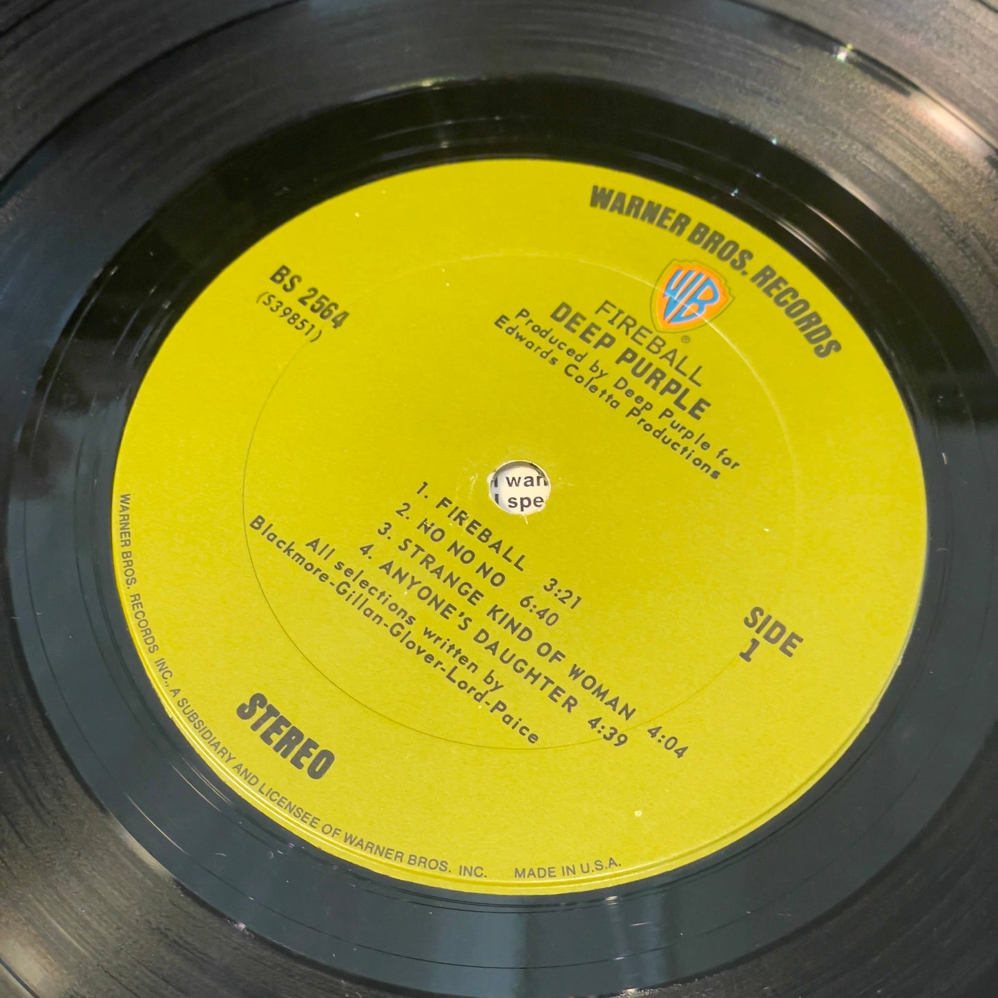 Fireball (VINYL) | Very Good Plus (VG+) Very Good (VG) Get Cheap Vinyl