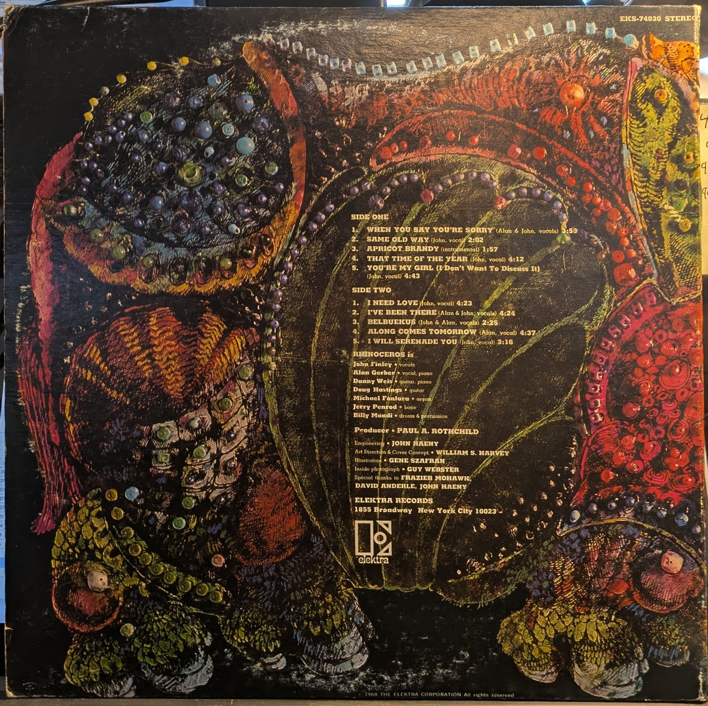 Rhinoceros (VINYL) | Very Good Plus (VG+) Very Good Plus (VG+) Get Cheap Vinyl