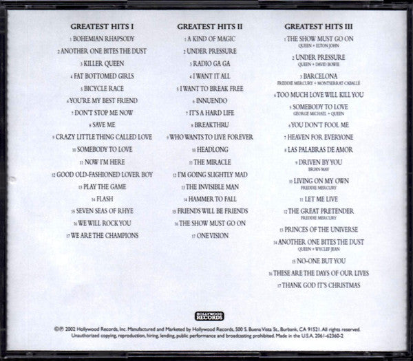 Greatest Hits I II & III (The Platinum Collection) (3xCD) | Excellent (EX) Excellent (EX) Get Cheap Vinyl