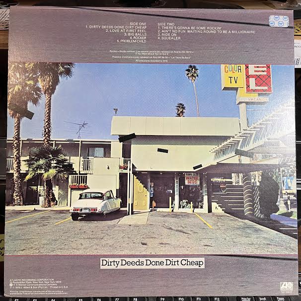 Dirty Deeds Done Dirt Cheap (VINYL) | Very Good (VG) Excellent+ (EX+) Get Cheap Vinyl