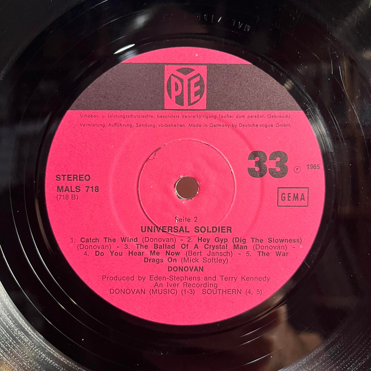 Universal Soldier *GERMANY* | Very Good (VG) Excellent (EX) Get Cheap Vinyl