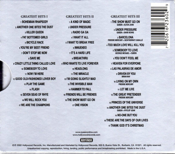 Greatest Hits I II & III (The Platinum Collection) (3xCD) | Excellent (EX) Excellent (EX) Get Cheap Vinyl