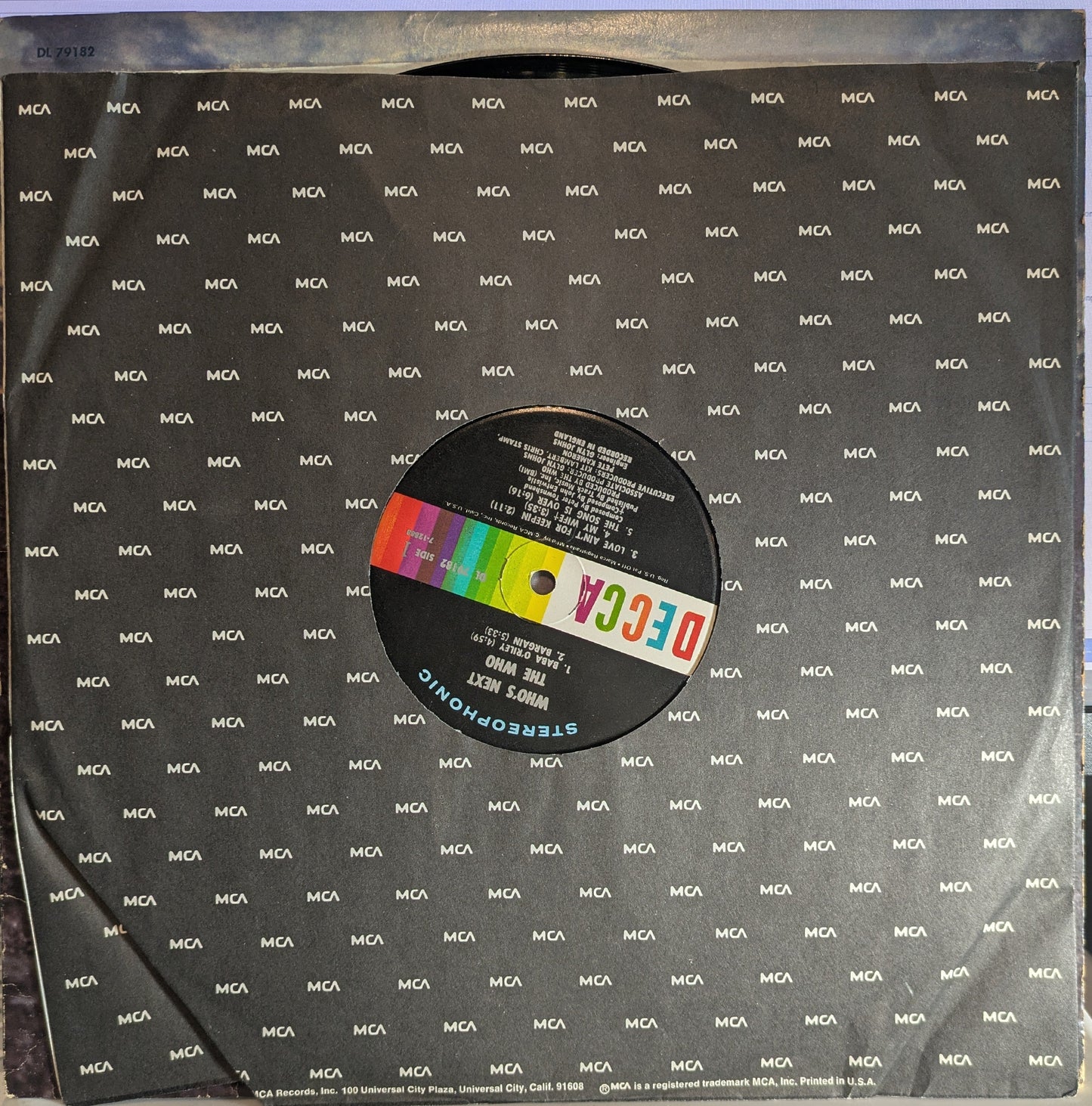 Who's Next (VINYL) | Very Good (VG) Very Good Plus (VG+) Get Cheap Vinyl