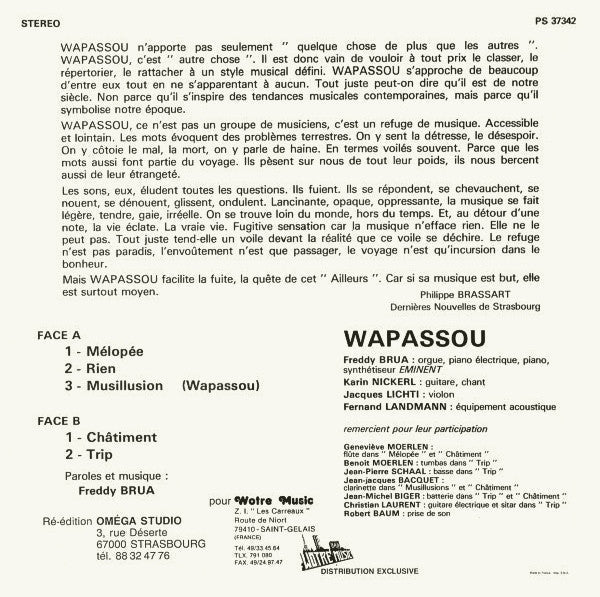 Wapassou | Mint (M) Mint (M) Get Cheap Vinyl