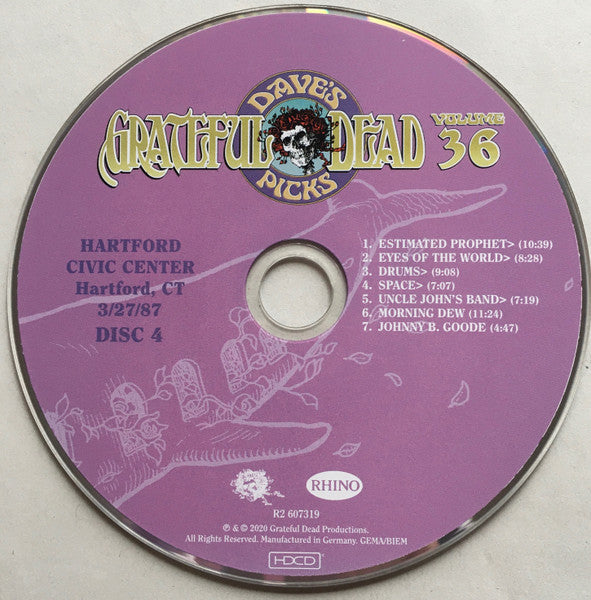 Dave's Picks, Volume 36 (CD BOX)(Hartford Civic Center, Hartford, CT • 3/26-27/87) | Mint (M) Near Mint (NM) Get Cheap Vinyl