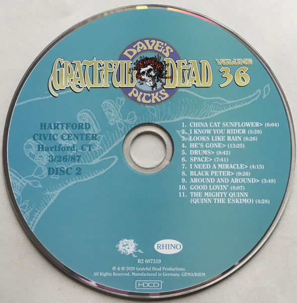 Dave's Picks, Volume 36 (CD BOX)(Hartford Civic Center, Hartford, CT • 3/26-27/87) | Mint (M) Near Mint (NM) Get Cheap Vinyl