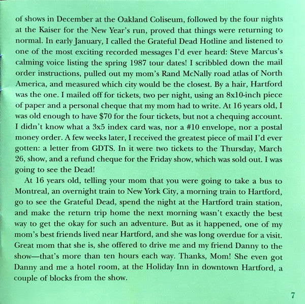 Dave's Picks, Volume 36 (CD BOX)(Hartford Civic Center, Hartford, CT • 3/26-27/87) | Mint (M) Near Mint (NM) Get Cheap Vinyl