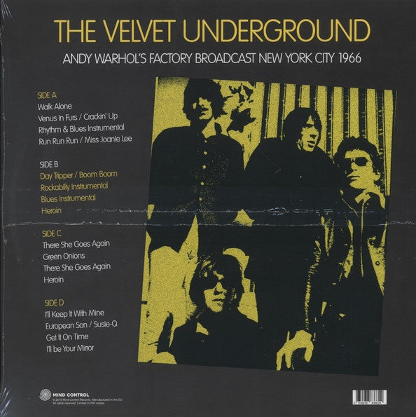 Andy Warhol's Factory Broadcast (New York City 1966) | Mint (M) Mint (M) Get Cheap Vinyl