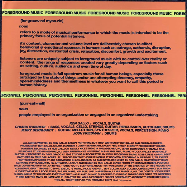 Foreground Music | Mint (M) Mint (M) Get Cheap Vinyl