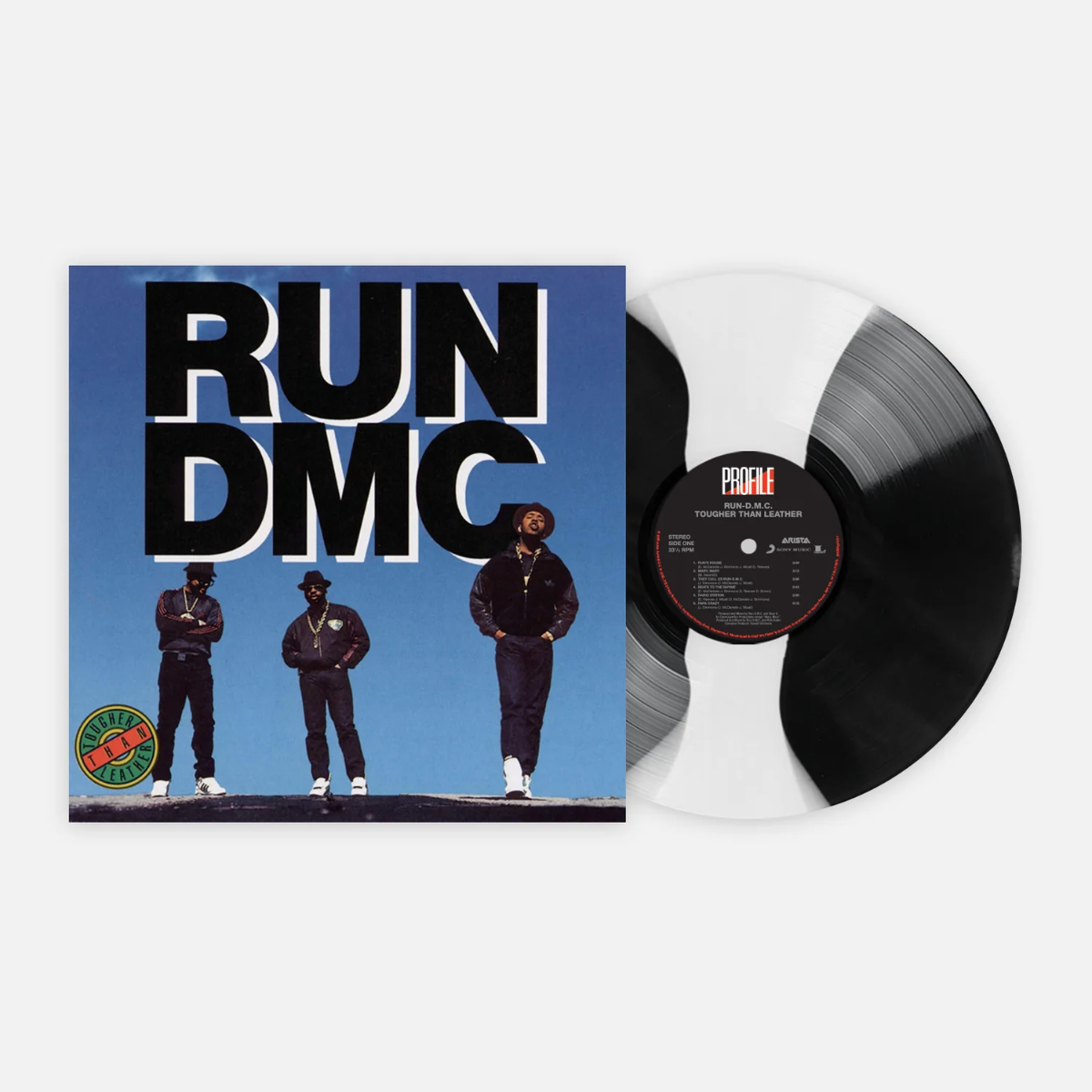 Tougher Than Leather (VMP EXCLUSIVE: BLACK & WHITE STRIPE VINYL) | Mint (M) Mint (M) Get Cheap Vinyl