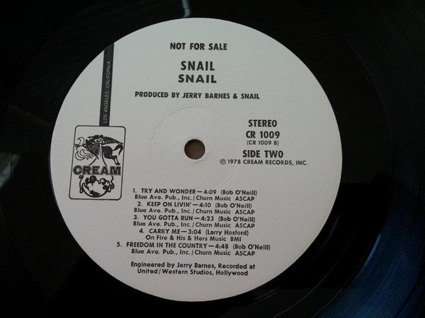 Snail | Very Good Plus (VG+) Very Good (VG) Get Cheap Vinyl