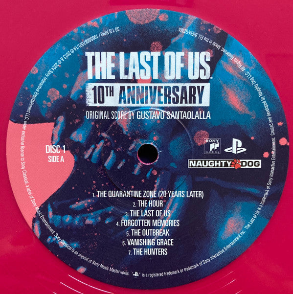 The Last Of Us: 10th Anniversary (BLUE + RED VINYL) | Mint (M) Mint (M) Get Cheap Vinyl
