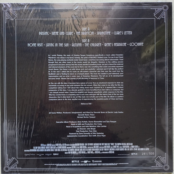 Passing (Music From And Inspired By The Original Motion Picture) | Mint (M) Mint (M) Get Cheap Vinyl