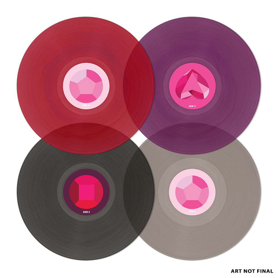 Steven Universe: The Movie (4x10" VINYL | PRE-ORDER: 08/29/2025 / SPINEL COMBO COLORWAY VINYL) | Mint (M) Mint (M) Get Cheap Vinyl