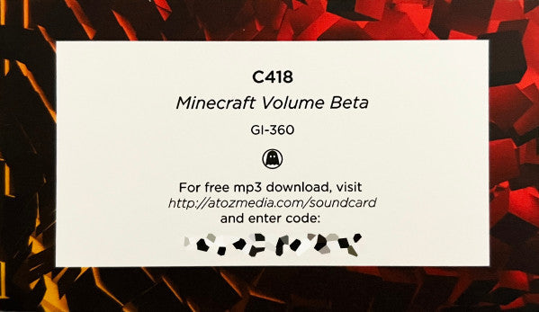 Minecraft Volume Beta (RED + YELLOW SPLATTER VINYL) | Mint (M) Mint (M) Get Cheap Vinyl