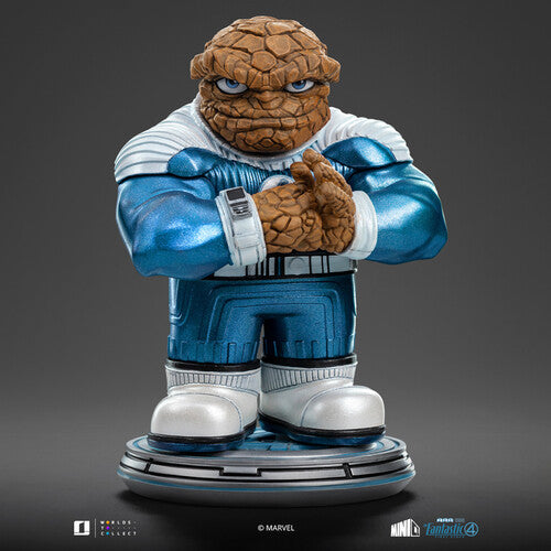 (PRE-ORDER 9/4/25) MiniCo Fantastic Four Metallic First Steps 4 Pack (Large Item, Statue, Collectible,) | Get Cheap Vinyl