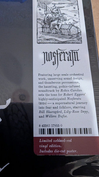 Nosferatu (Original Motion Picture Soundtrack)(OXBLOOD VINYL) | Mint (M) Mint (M) Get Cheap Vinyl