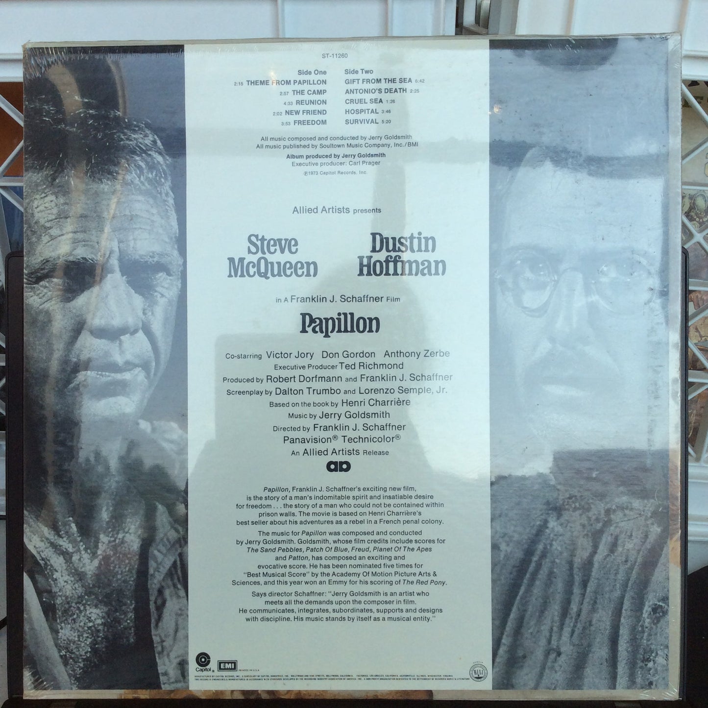 Papillon (Original Motion Picture Soundtrack) (VINYL) | Mint (M) Mint (M) Get Cheap Vinyl
