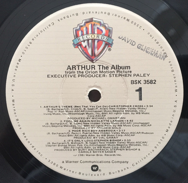 Arthur (The Album) (VINYL) | Excellent (EX) Excellent (EX) Get Cheap Vinyl