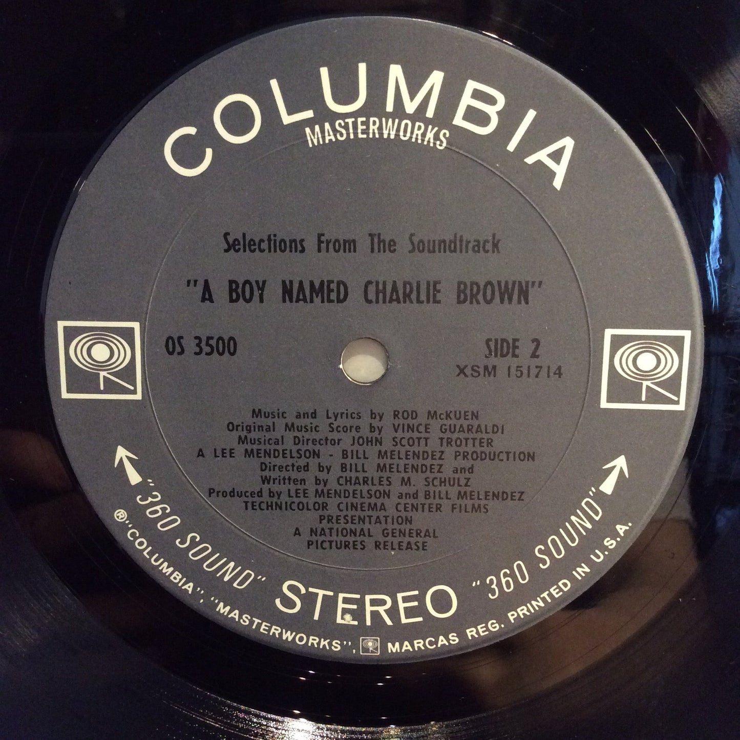 Selections From The Soundtrack "A Boy Named Charlie Brown" (VINYL) | Excellent (EX) Near Mint (NM) Get Cheap Vinyl