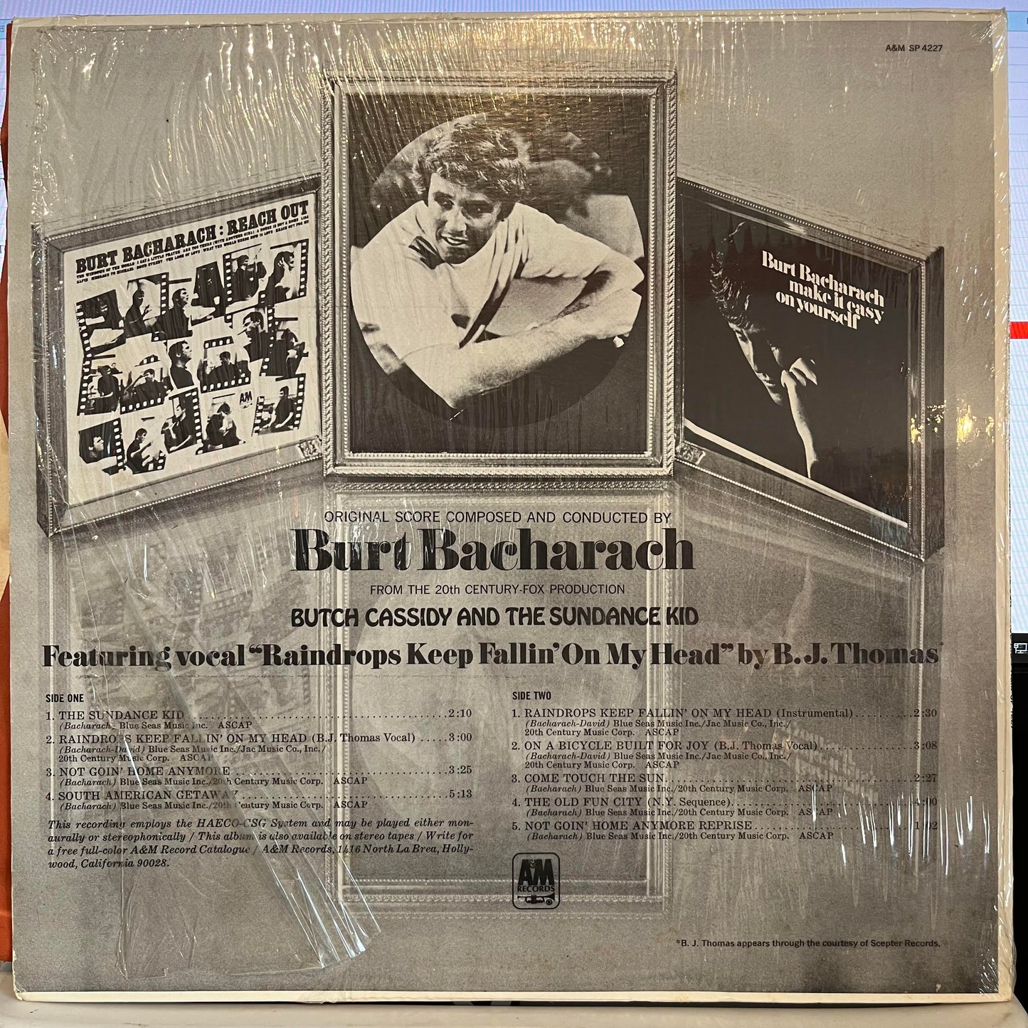 Music From Butch Cassidy And The Sundance Kid *SHRINK* | Excellent (EX) Near Mint (NM) Get Cheap Vinyl