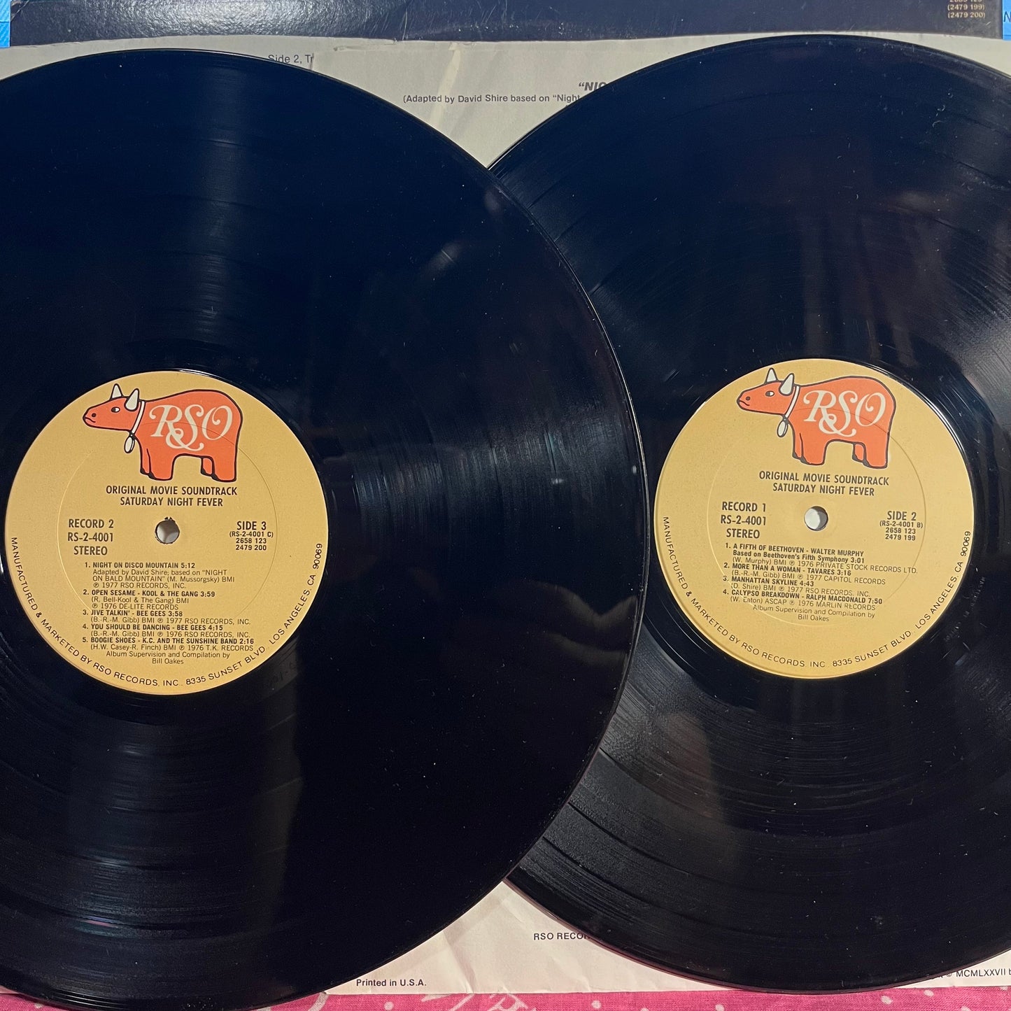 Saturday Night Fever (The Original Movie Sound Track) *PITMAN* | Near Mint (NM) Very Good Plus (VG+) Get Cheap Vinyl