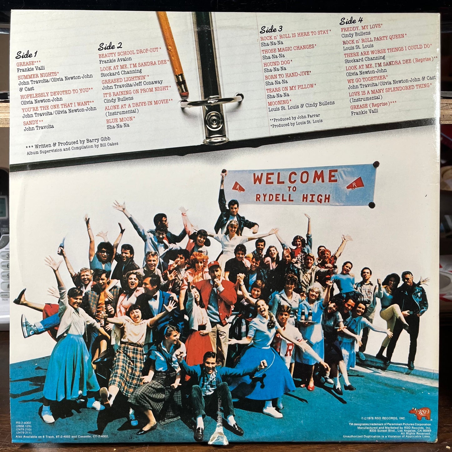 Grease (The Original Soundtrack From The Motion Picture) (2xVINYL) | Near Mint (NM) Near Mint- (NM-) Get Cheap Vinyl