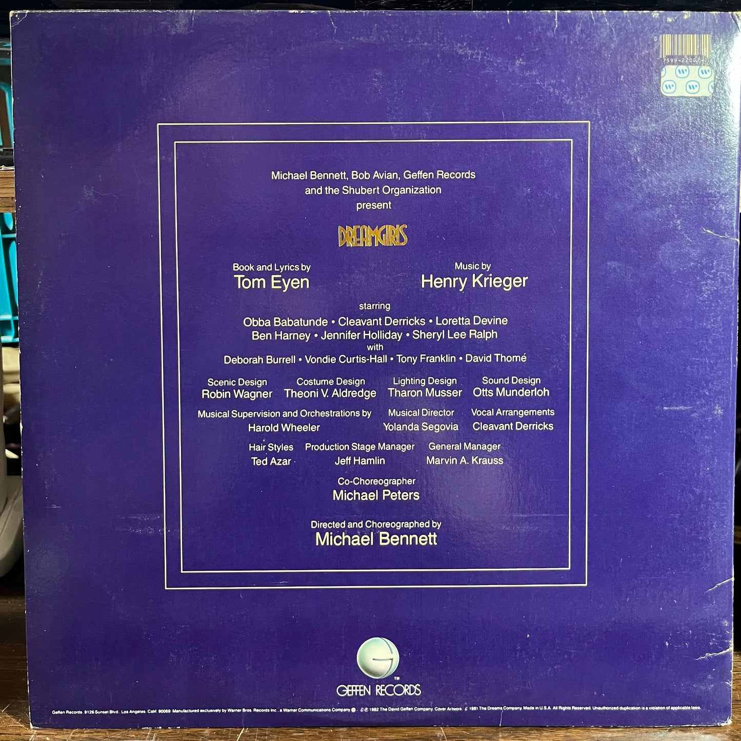 Dreamgirls Original Broadway Cast Album (VINYL) | Near Mint (NM) Excellent (EX) Get Cheap Vinyl
