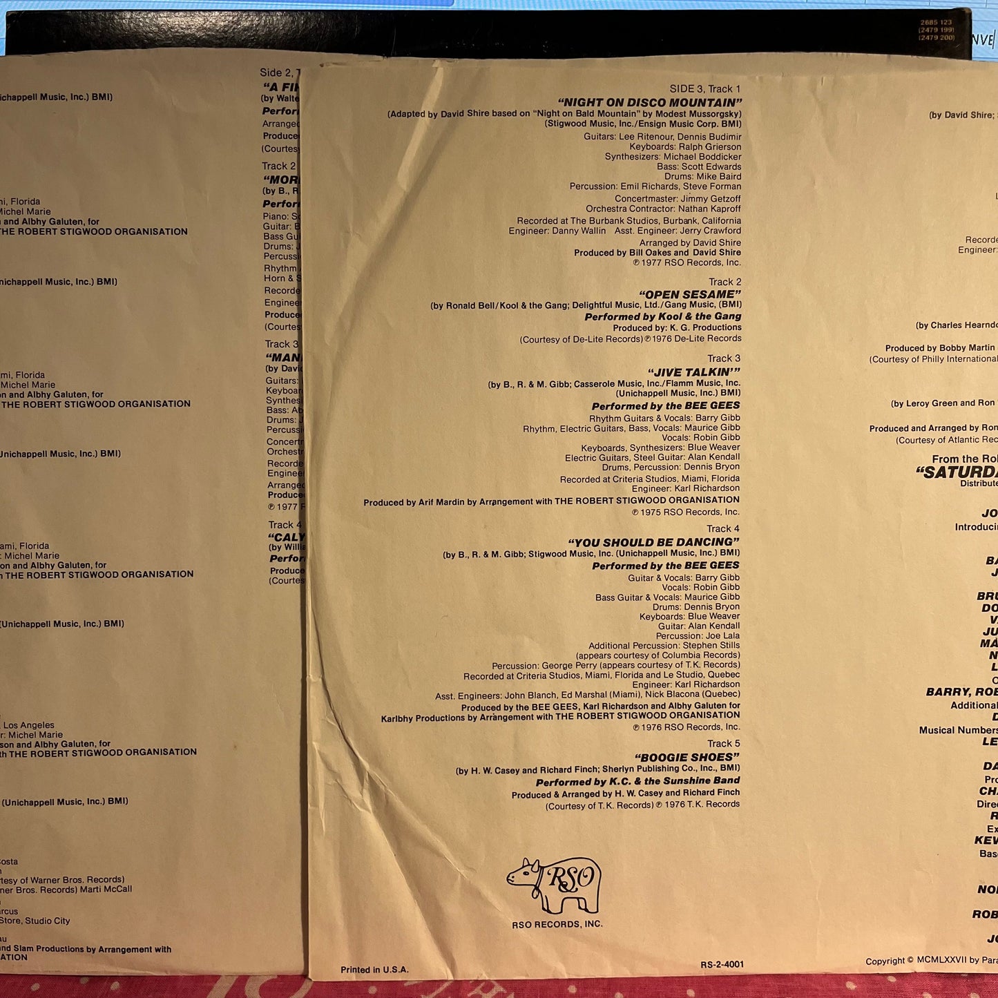 Saturday Night Fever (The Original Movie Sound Track) *PITMAN* | Near Mint (NM) Very Good Plus (VG+) Get Cheap Vinyl