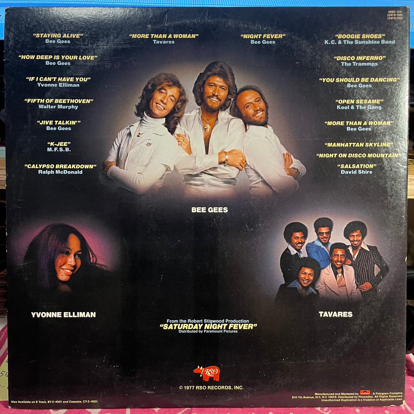 Saturday Night Fever (The Original Movie Sound Track) *PITMAN* | Near Mint (NM) Very Good Plus (VG+) Get Cheap Vinyl