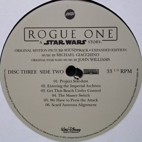 Rogue One: A Star Wars Story (Original Motion Picture Soundtrack Expanded Edition) (4xVINYL BOX) | Near Mint (NM) Near Mint (NM) Get Cheap Vinyl