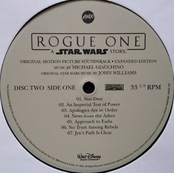 Rogue One: A Star Wars Story (Original Motion Picture Soundtrack Expanded Edition) (4xVINYL BOX) | Near Mint (NM) Near Mint (NM) Get Cheap Vinyl