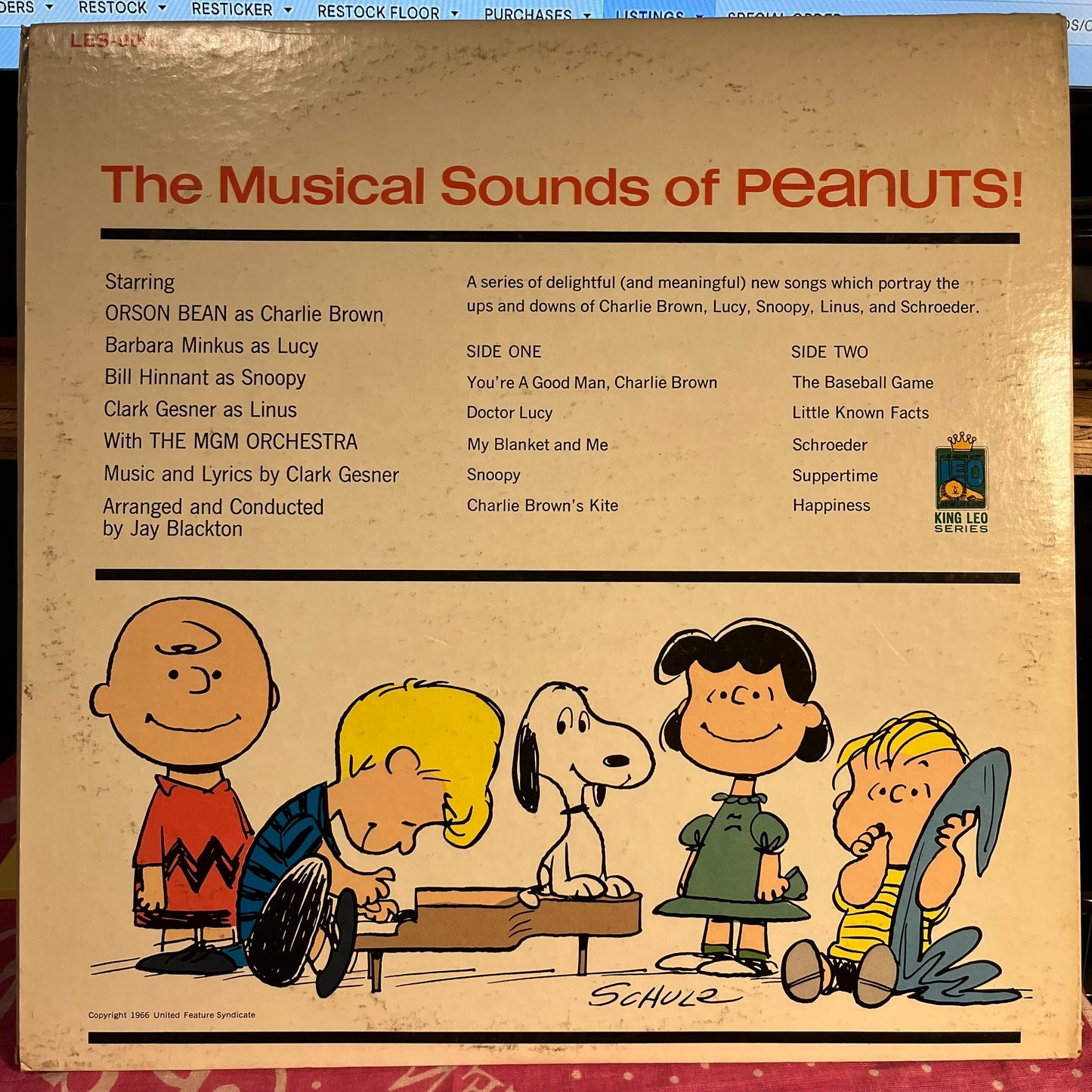 You're A Good Man, Charlie Brown | Near Mint (NM) Excellent (EX) Get Cheap Vinyl