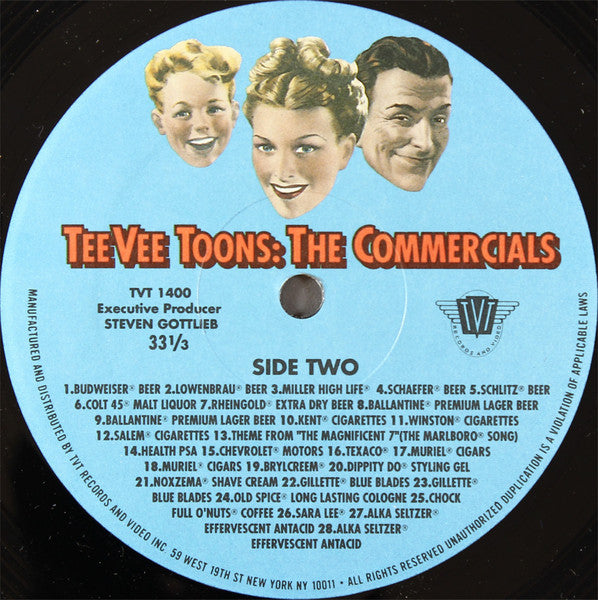 TeeVee Toons: The Commercials (VINYL) | Very Good (VG) Excellent (EX) Get Cheap Vinyl