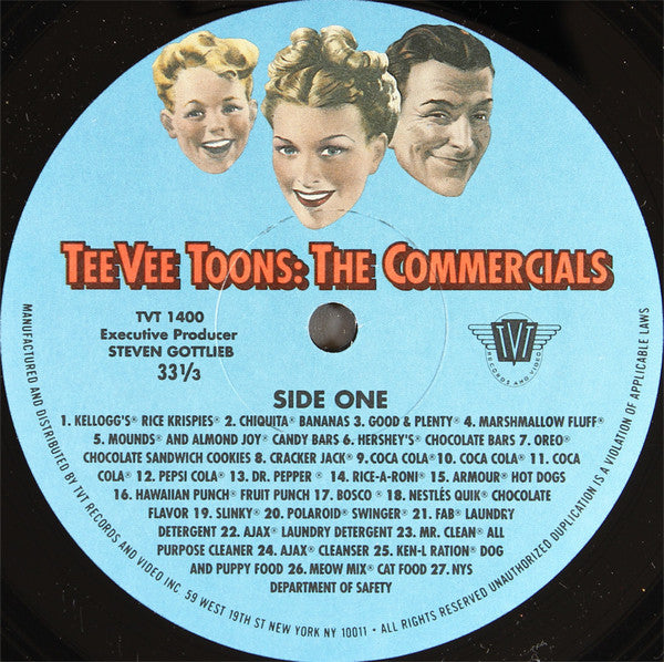 TeeVee Toons: The Commercials (VINYL) | Very Good (VG) Excellent (EX) Get Cheap Vinyl