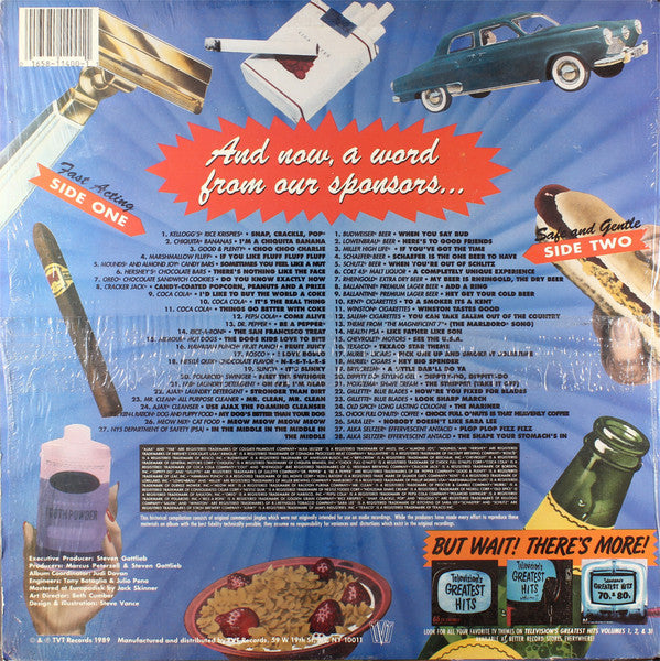 TeeVee Toons: The Commercials (VINYL) | Very Good (VG) Excellent (EX) Get Cheap Vinyl