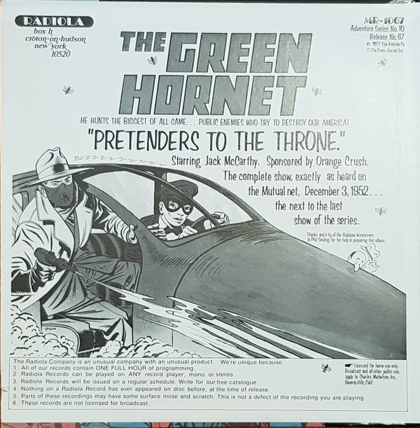 The Green Hornet: "The Corpse That Wasn't There!" *SEALED* | Mint (M) Near Mint (NM) Get Cheap Vinyl