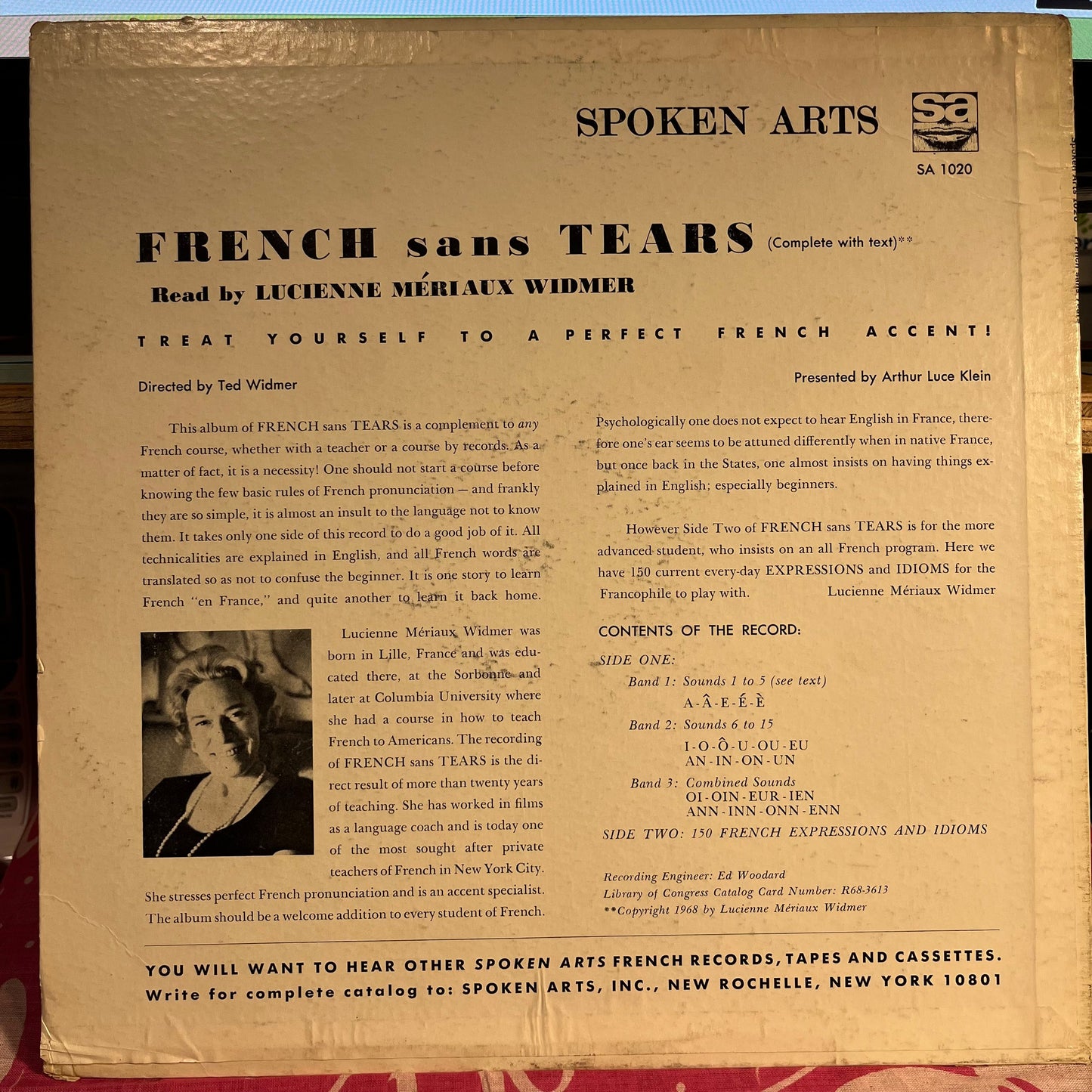 French Sans Tears | Near Mint (NM) Excellent (EX) Get Cheap Vinyl