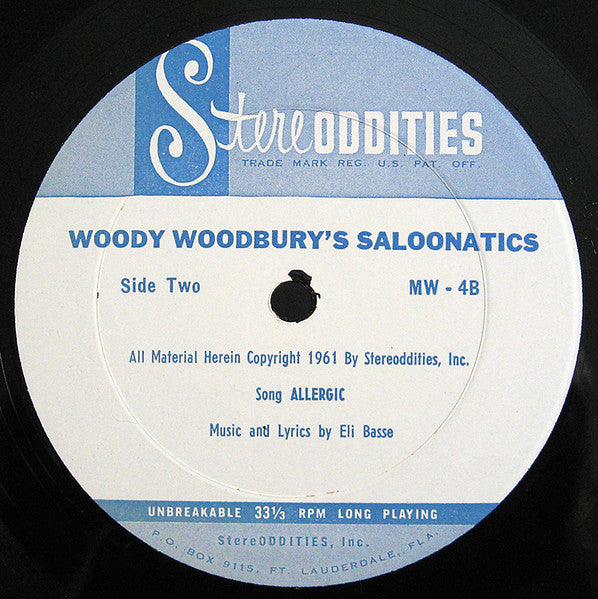 Woody Woodbury's Saloonatics *SHRINK* | Very Good Plus (VG+) Near Mint (NM) Get Cheap Vinyl
